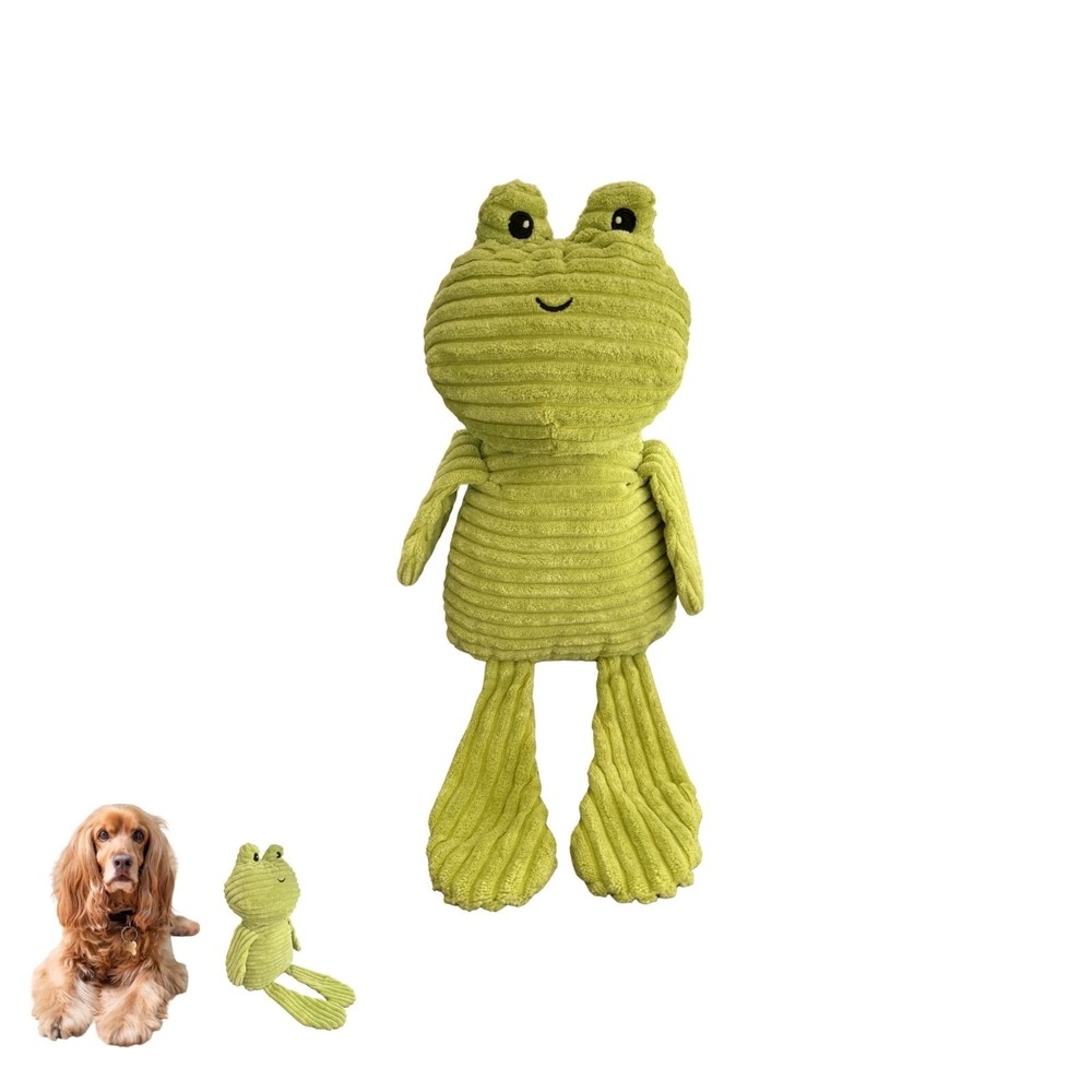 Giftable World Dog Toy 20" Frog Crinkle and Squeaker